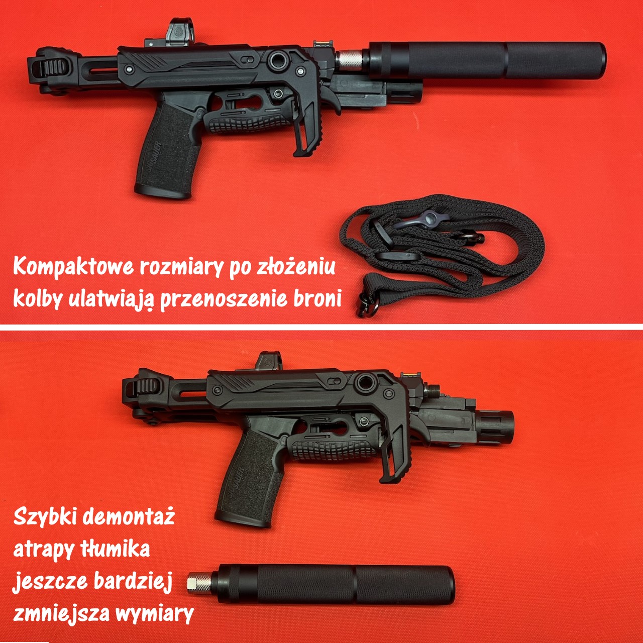 Hybrydowy Sig Sauer Custom P322 PCX .22 LR