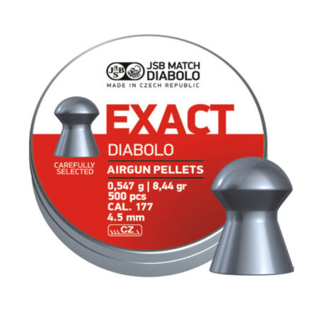 Śrut JSB Diabolo EXACT półokrągły 4.51mm (0,547g) / 500szt