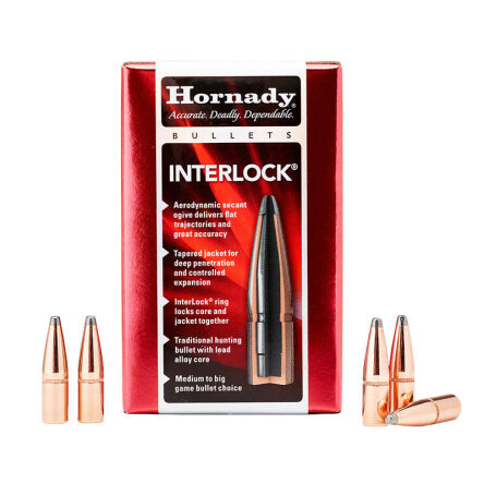 Pociski Hornady 30/7,62mm .308 Interlock BTSP 180gr (100szt) (3072)