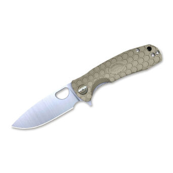 Nóż Honey Badger Flipper Medium Tan