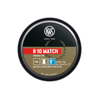 Śrut RWS R10 MATCH 4,5mm / 4,49mm (0,45g) / 500szt