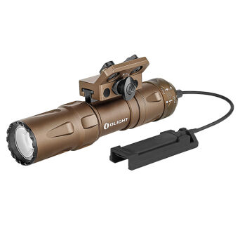 Latarka Olight ODIN Mini Desert z montażem; do karabinu; 1250 lumenów