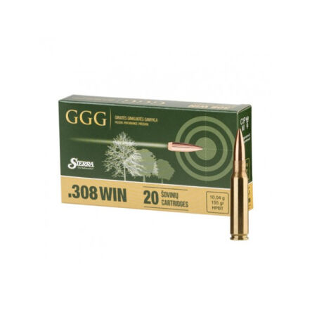 308 Win GG HPBT GPX12 155gr (sierra)