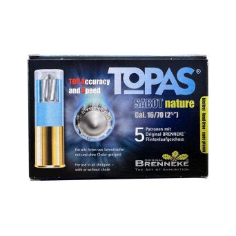 16/70 BRENNEKE TOPAS (sabot) 17g/262gr