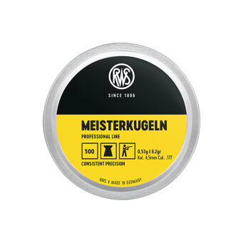 Śrut RWS MEISTERKUGELN 4,5mm / 4,49mm (0,53g) / 500szt