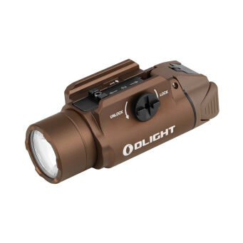 Latarka Olight PL-3S VALKYRIE Desert Tan; do pistoletu; 1000 lumenów