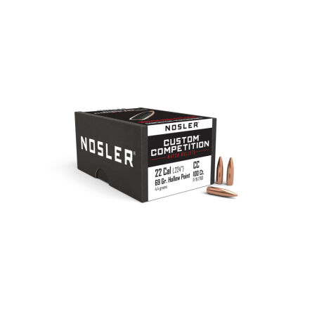 Pociski Nosler 22 .224 Custom Competition HPBT 69gr (100szt)