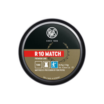 Śrut RWS R10 MATCH 4,5mm / 4,50mm (0,45g) / 500szt