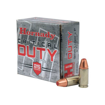 9mm LUGER HORNADY +P FlexLock Critical Duty 124gr (25)