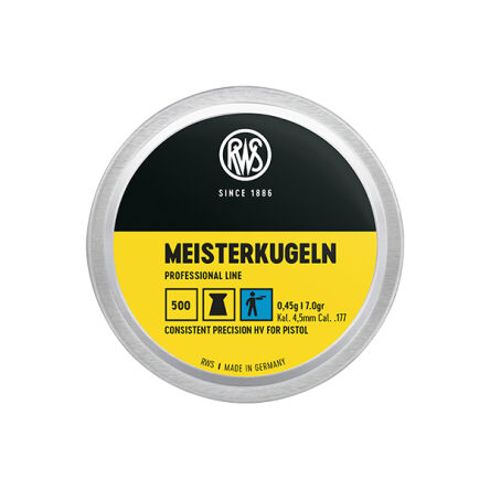 Śrut RWS MEISTERKUGELN 4.5mm / 4,49mm (0,45g) / 500szt