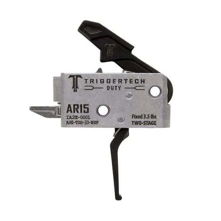 TRIGGERTECH AR15 Duty 3.5lbs PVD Black Flat - Two Stage; płaski, dwustopniowy