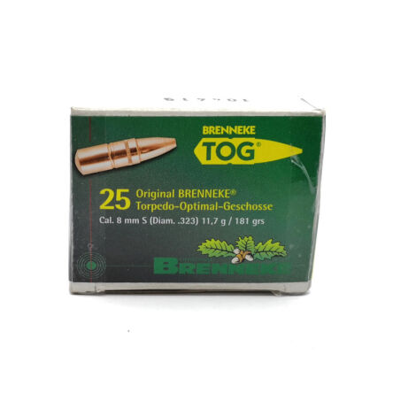 Pociski Brenneke 8mm .323 S TOG 181gr/11,7g (25szt) (530636)