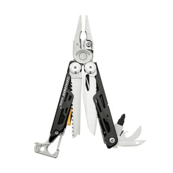Multitool Leatherman SIGNAL BLACK & SILVER z kaburą nylonową
