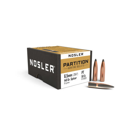 Pociski Nosler Partition .264/6,5mm 140gr (50szt)