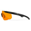 Okulary Wiley X Saber Advanced 308 smoke / clear / rust, czarne matowe oprawki - 2