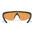 Okulary Wiley X Saber Advanced 308 smoke / clear / rust, czarne matowe oprawki - 3