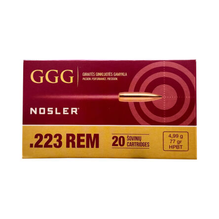 223 Rem GG HPBT Nosler GPR14 77gr (20)