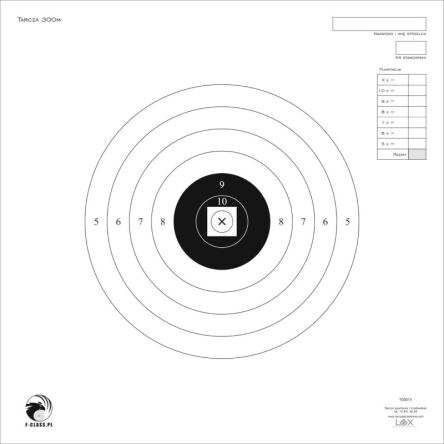 Tarcza F-CLASS na 300 m