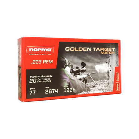 223Rem NORMA HPBT 5,0g/77gr (20szt/opakowanie)