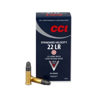 22LR (5,6mm) CCI STANDART; 2,59g/40gr; 326m/s