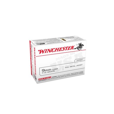 9mm LUGER WINCHESTER FMJ 115gr/7,5g