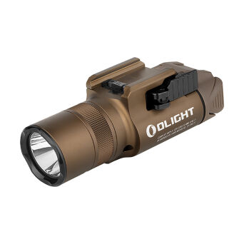 Latarka Olight BALDR Pro R Desert Tan; 1350 lumenów; Green Laser