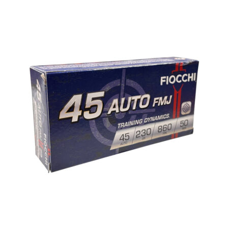 45 AUTO FIOCCHI FMJ 14,90g / 230gr