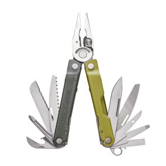 Multitool Leatherman REBAR MOSSY SLATE z kaburą nylonową