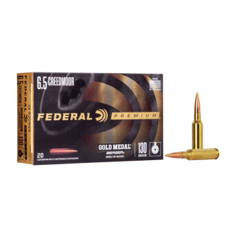 6,5 Creedmoor Federal Gold Medal 130gr (Berger OTM Bullet)