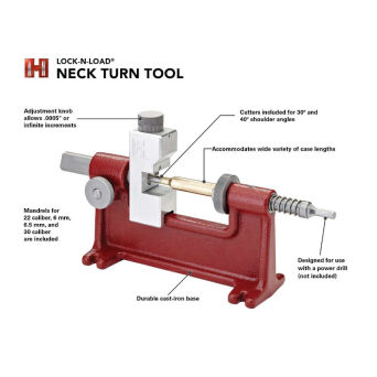Hornady - przyrząd do toczenia grubości szyjki łuski Neck Turn Tool
