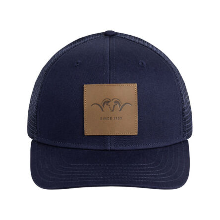 Czapka z daszkiem Blaser Leather Badge Cap Dark Blue