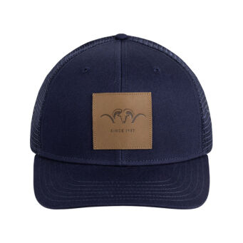 Czapka z daszkiem Blaser Leather Badge Cap Dark Blue
