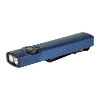 Latarka Olight ARKFELD ULTRA UV Cool Navy Blue; z laserem; z lampą UV; 1400 lumenów