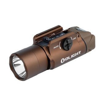Latarka Olight PL TURBO VALKYRIE Desert Tan; do pistoletu; 800 lumenów