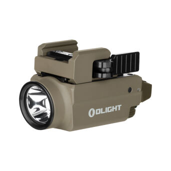 Latarka Olight BALDR S FDE; do pistoletu; 800 lumenów; Green Laser