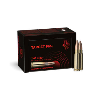 7,62x39 GECO TARGET FMJ 8,0g/124gr (50szt/opakowanie)