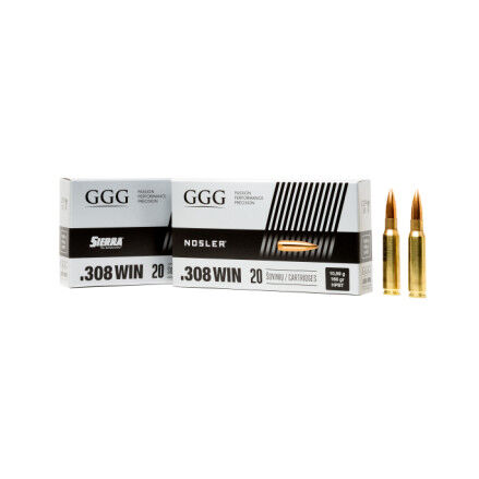 308 Win GG HPBT GPX13 168gr (nosler)