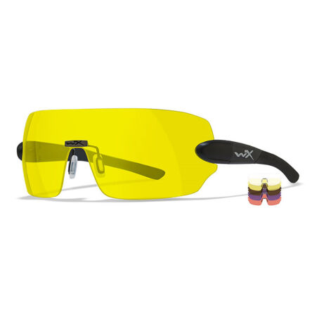 Okulary Wiley X Detection clear / yellow / orange / purple / copper, czarne matowe oprawki