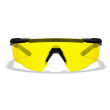 Okulary Wiley X Saber Advanced 300 pale yellow, czarne matowe oprawki - 3
