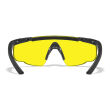 Okulary Wiley X Saber Advanced 300 pale yellow, czarne matowe oprawki - 4