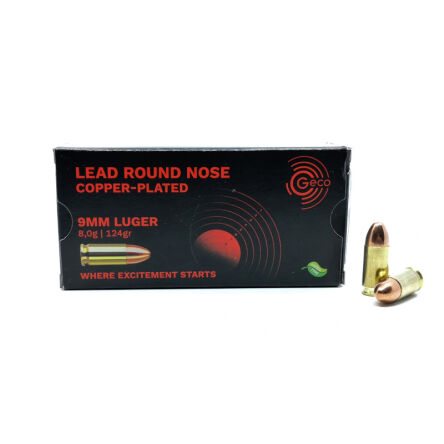 9mm LUGER GECO CLRN 124gr/8,0g