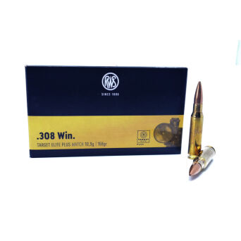 308 Win RWS TARGET ELITE PLUS MATCH 10,9g/168gr