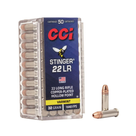 22LR (5,6mm) CCI STINGER; 2,07g/32gr; 500m/s