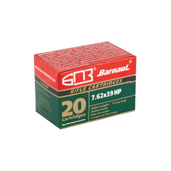 7,62x39 BARNAUL ZM HP 8,0g/123gr