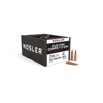 Pociski Nosler 22 .224 Custom Competition HPBT 80gr (100szt)