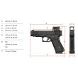 Pistolet GLOCK 47 A-CUT Aimpoint COA Combo kal. 9x19 - 5
