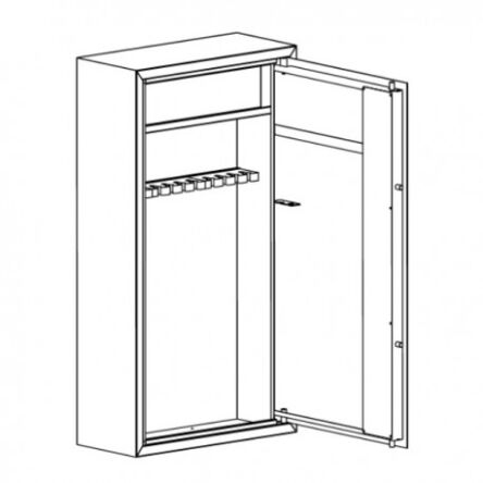 Szafa metalowa G-3/S1/14 (RAL6007 - zielony)