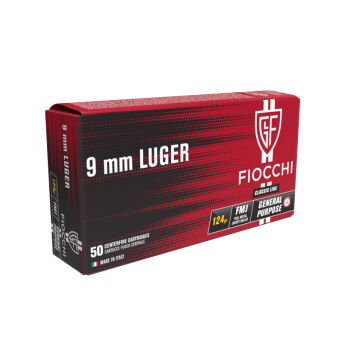 9mm LUGER FIOCCHI FMJ 8,0g/124gr (50)