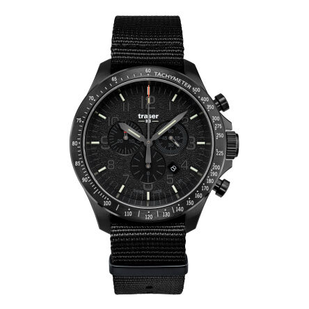 Zegarek Traser P67 Officer Pro Chrono Black