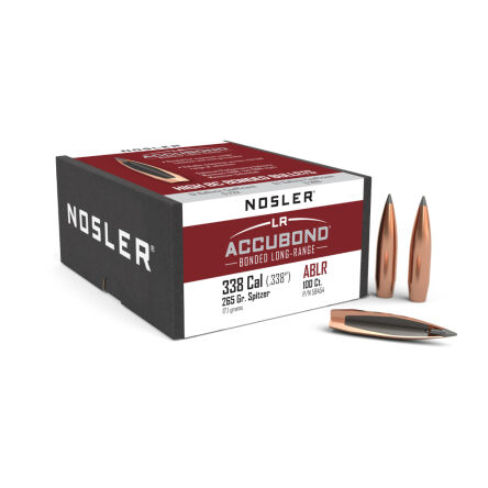 Pociski Nosler 338 .338 ABLR (AccuBond Long Range) 265gr (100szt)